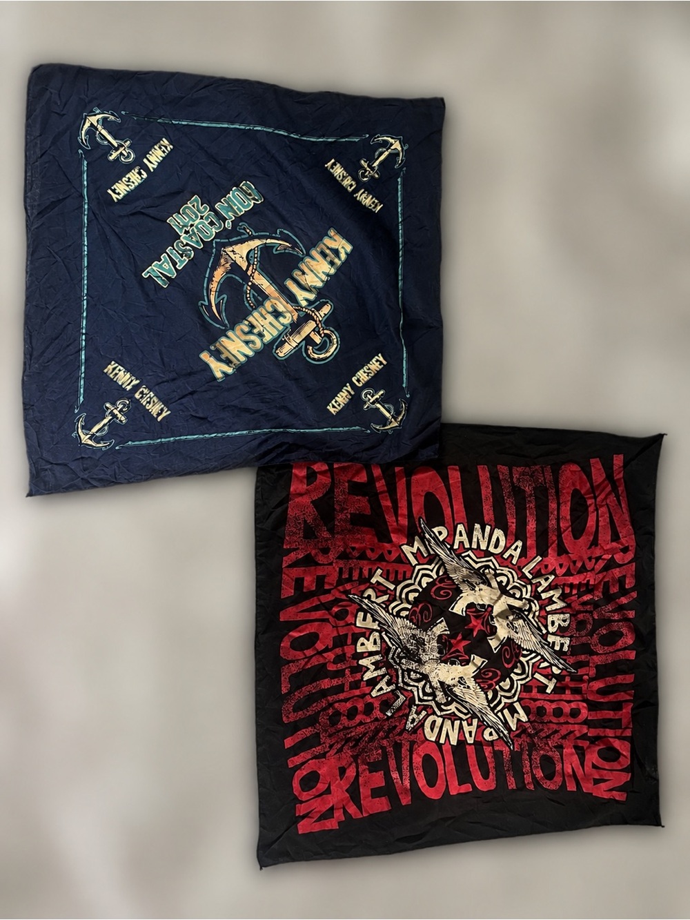 Kenny Chesney and Miranda Lambert Bandana Scarves - Assorted Designs